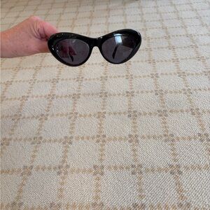 Versace Black Cat-Eye Sunglasses for Women